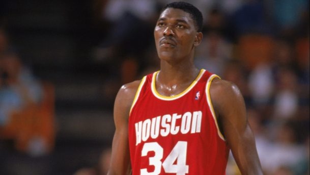 Hakeem Olajuwon Career playoff stats: 25.9 PPG, 11.2 RPG, 3.3 BPG<br /><br />Accolades: 2 NBA titles, 2 Finals MVPs, 1 reg. season MVP